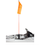 Yak Attack 52" Mast with Flag, w/ Mighty mount