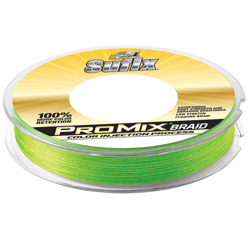 Sufix ProMix Braid - 40lb - Neon Lime - 1200 yds [630-340L] – Tri