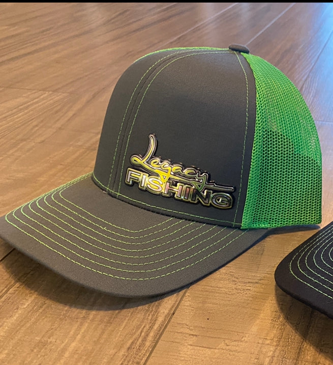 Legacy Fishing Hats Lime Green TCT