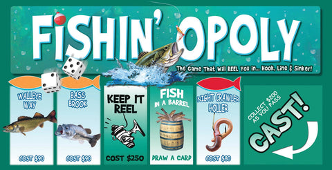 Fishin'-Opoly Board Game