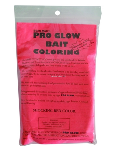 BEAU PRO GLOW BAIT COLOR 10 OZ, RED