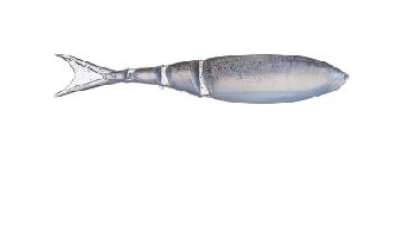 ZMAN RAZOR SHADZ 4.5"(4),SMOKY SHAD