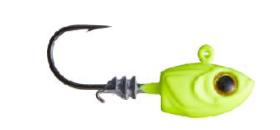 ZMAN MICRO SHAD HEADZ 1/32oz (4) CHARTREUSE