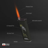 MK Lighter Outdoor Series, Alpine Set, Windproof Flame, Pock