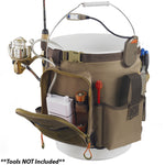 Wild River RIGGER 5 Gallon Bucket Organizer w/Light, Plier Holder & Retractable Lanyard [WL3506]