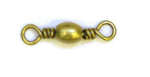 Eagle Claw Swivel-Brass Barrel 12ct-12pk Size 1