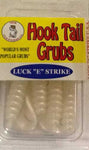Luckie Strike Curl Tail Grub 3" 10ct Pearl