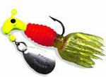 Blakemore Crappie Thunder 1-16 2ct Chartreuse-Orange-Chartreuse