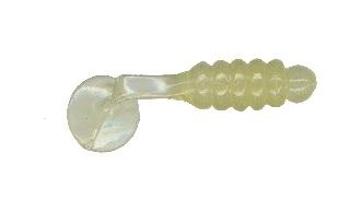 Slider Pan Fish Grub 1" 20ct Glow