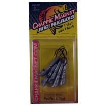 Leland Crappie Magnet Replacement Heads 5ct 1/16oz Unpainted