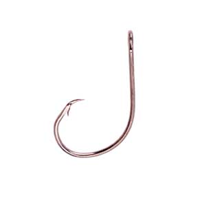 Eagle Claw Circle Bait Black Nickle Hook 8ct Size 2-0
