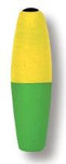 Betts Mr.Crappie Slippers Weighted 1.50" 2ct Cigar Yellow-Green