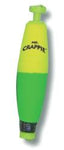 Betts Mr.Crappie Snappers Wgt 2" Cigar 2ct Yellow-Green