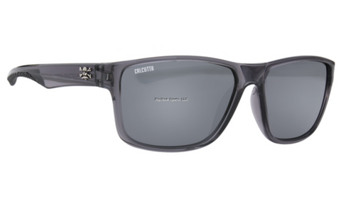 Calcutta  Jetty Sunglasses Crystal Black Frame White Mirror Lens