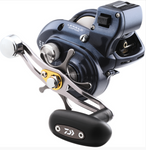 Daiwa LEXA-LC100HL Lexa 100 Linecounter Baitcasting Reel, 2CRBB+4BB+1RB, 6.3:1, Paddle Handles, Left Hand