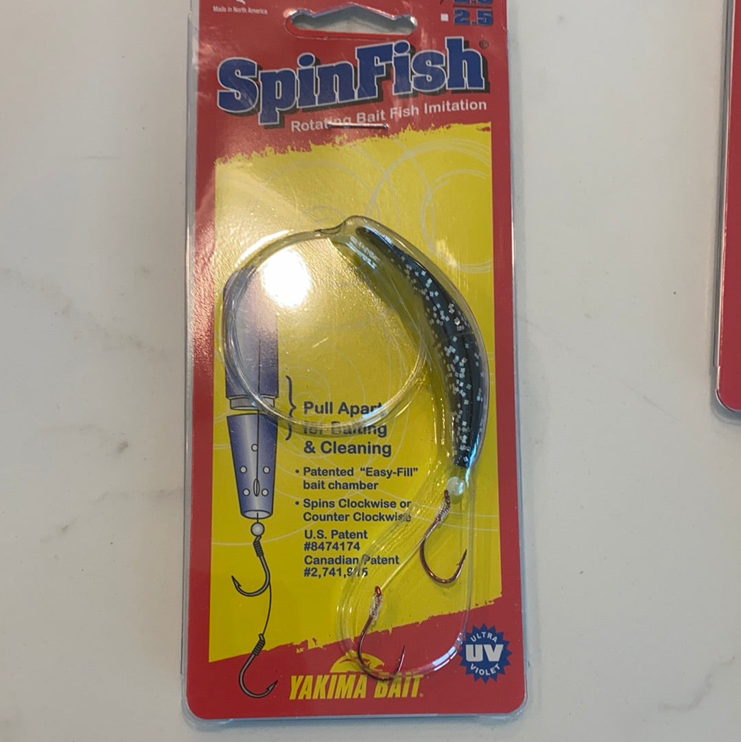 Yakima Bait 2 Spin-N-Fish, Skunk