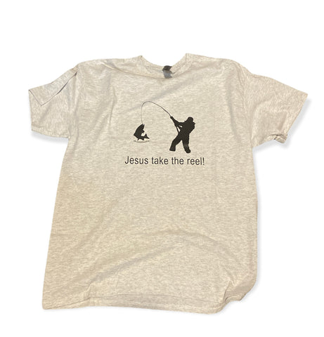Jesus take the reel T-shirt
