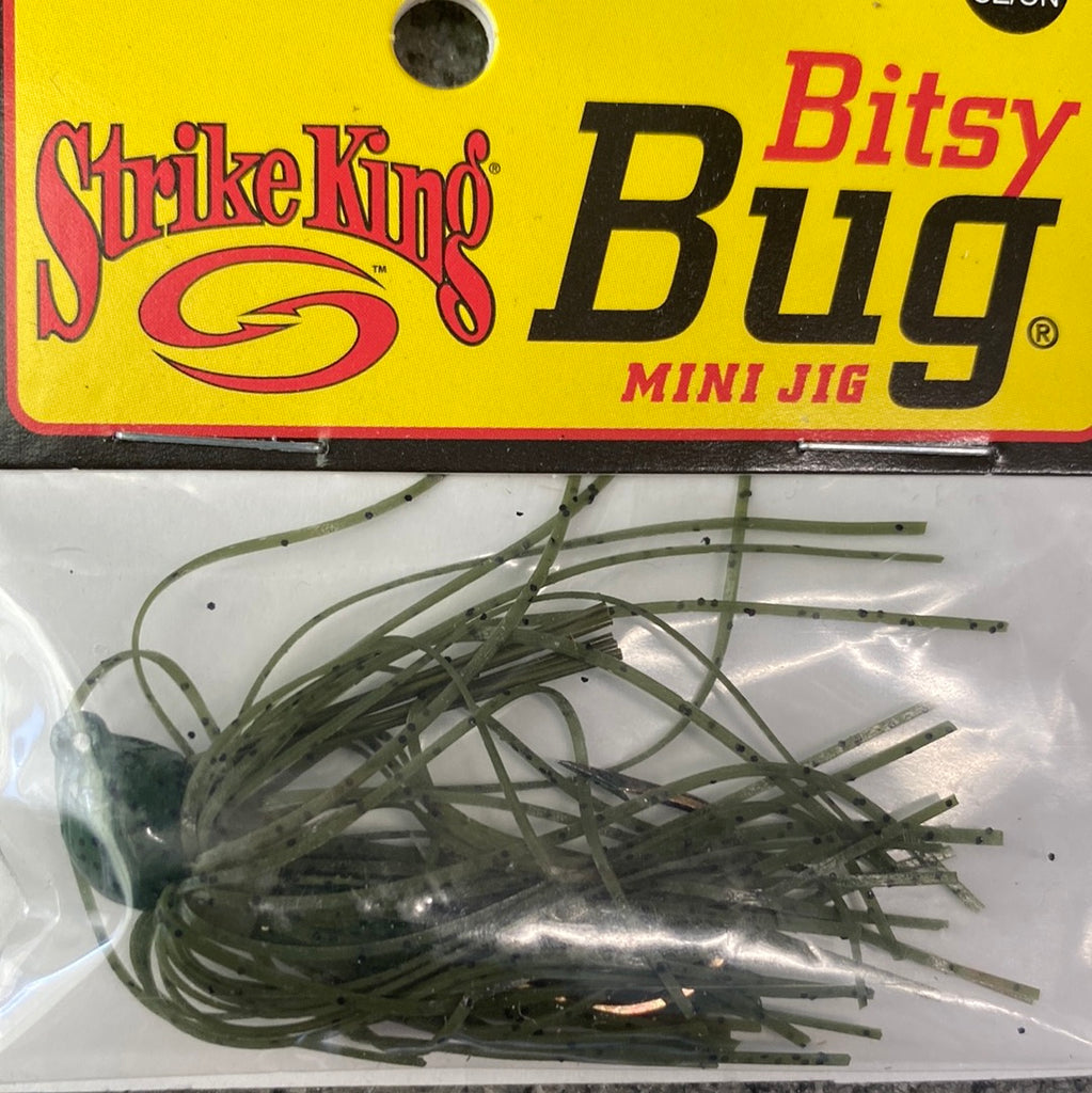 Strike King Bitsy Bug Mini Jig 1/8oz Candy Craw