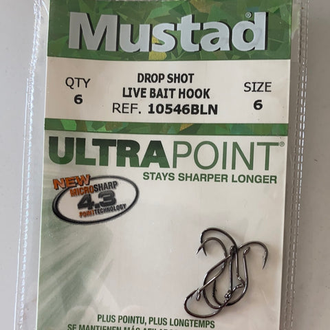 Mustad Ultra point Drop shot live bait hook