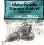1oz Dipsey Swivel sinker- Water Gremlin