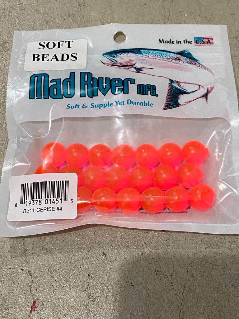 Mad River Soft Beads - Unscented in Coho Roe | Size 12mm